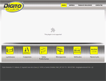 Tablet Screenshot of digitorotulacion.com